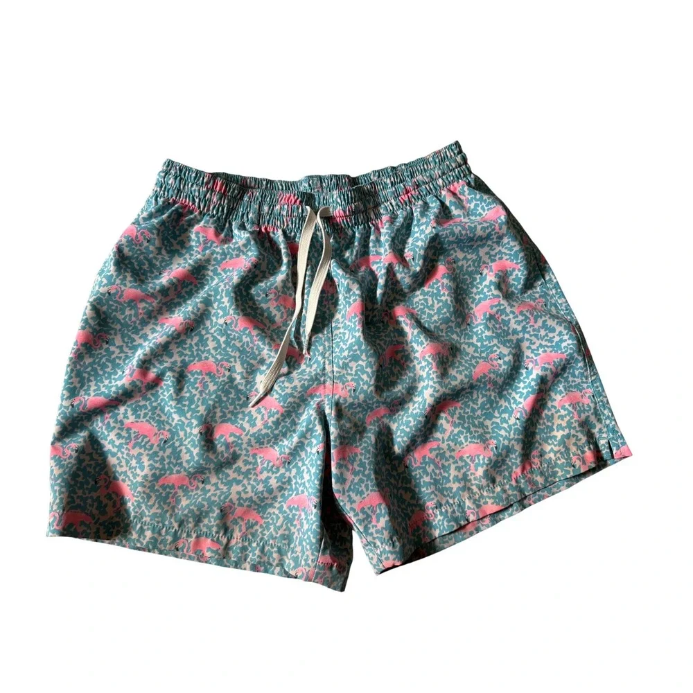 Chubbies The Domingos Are For‎ Flamingos classic swim trunks